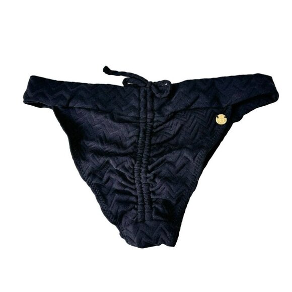 NWT B. SWIM Black Swimsuit 2PCs Bikini Bottom Sz.M Top Sz.D Sexy Beach - Picture 10 of 14